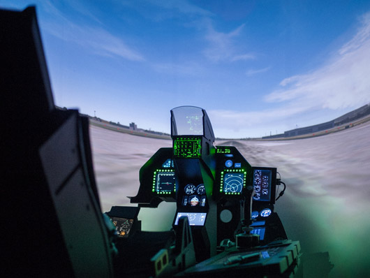 Simulátor stíhačky F-16